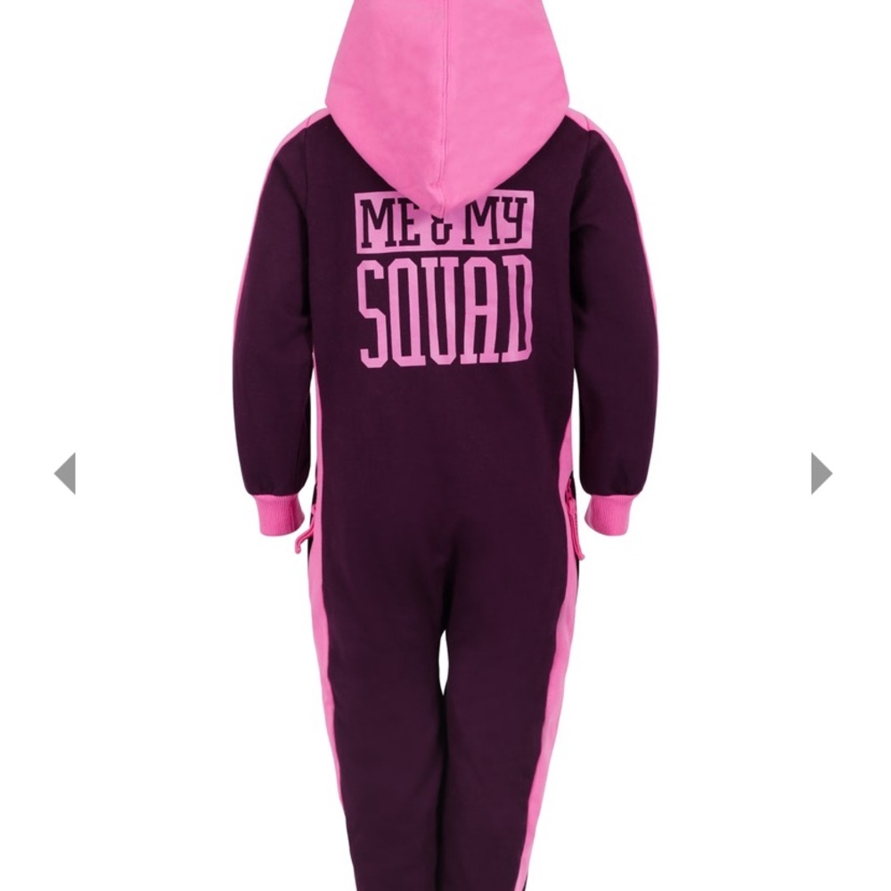 Squad Kids Burgundy Jumpsuit - Picture 2 of 3
